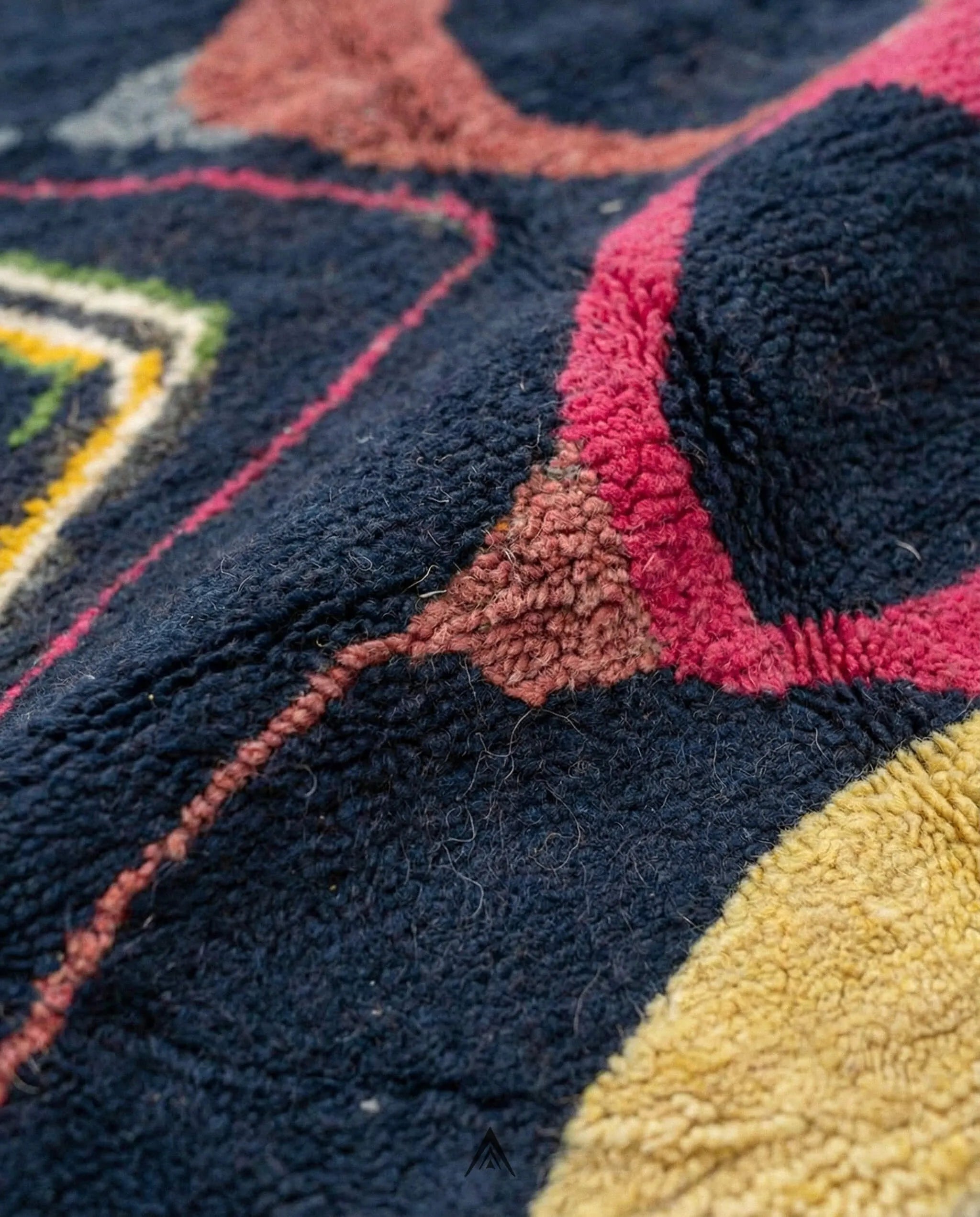 Moroccan Statement Rug 6x8 ft - 180x244 cm-Berber Handicraft