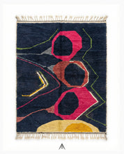 Moroccan Statement Rug 6x8 ft - 180x244 cm-Berber Handicraft