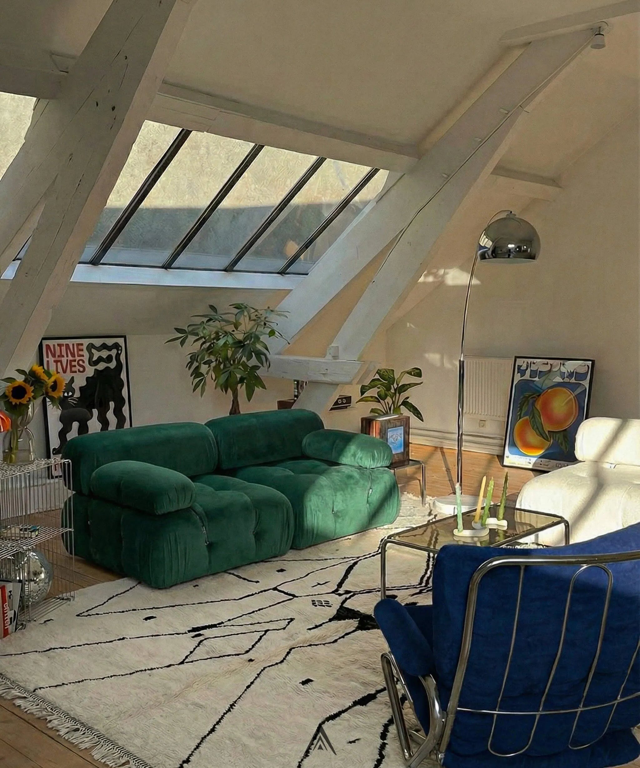 Moroccan Striped Rug 8.5x11 ft - 260x335 cm-Berber Handicraft