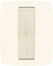 Moroccan Style Rug Runner 2 X 6 Ft | 60 X 180 Cm / With Tassels / Short (0.4” / 1 cm)