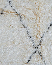 Moroccan Treillis Rug 3 X 5 Ft | 90 X 150 Cm / With Tassels / Short (0.4” / 1 cm)