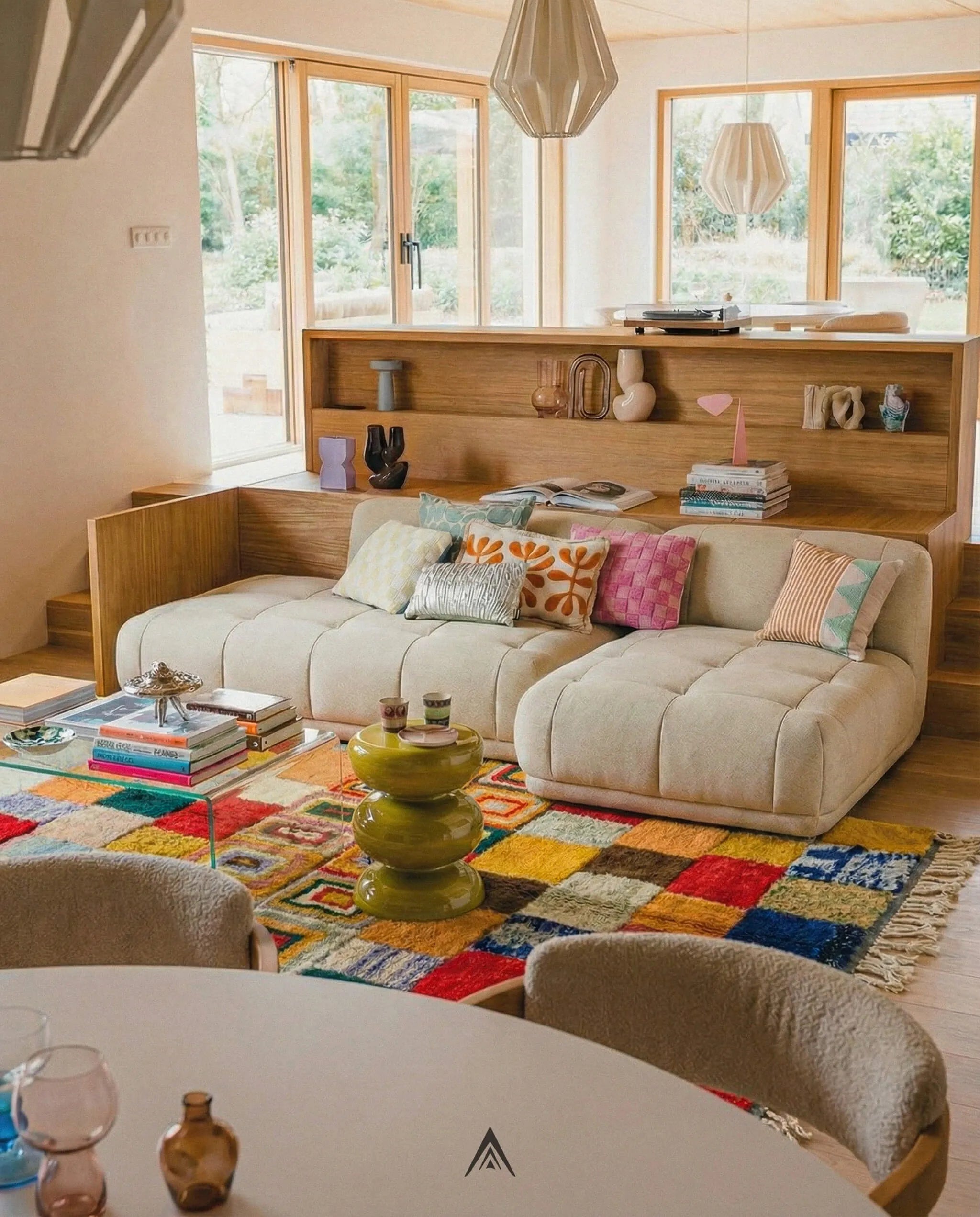 Moroccan Tribal Rug 6.8x9.5 ft - 209x290 cm-Berber Handicraft