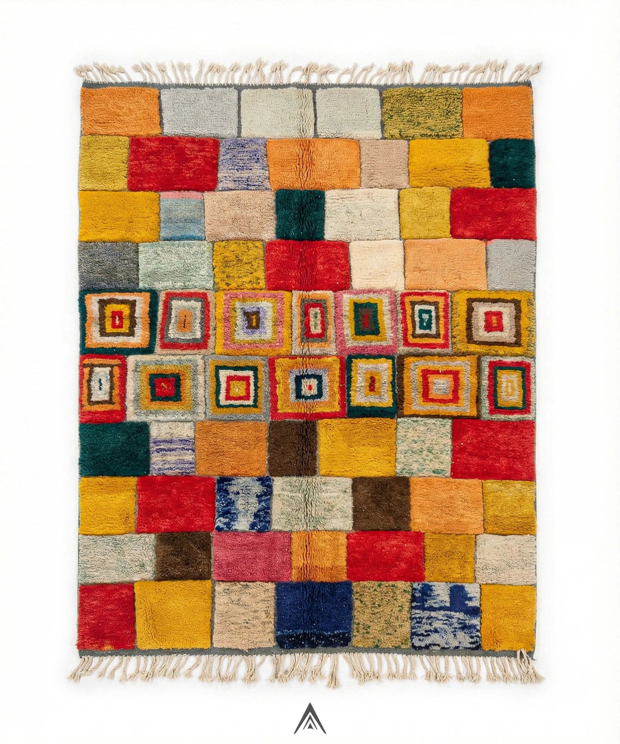 Moroccan Tribal Rug 6.8x9.5 ft - 209x290 cm-Berber Handicraft