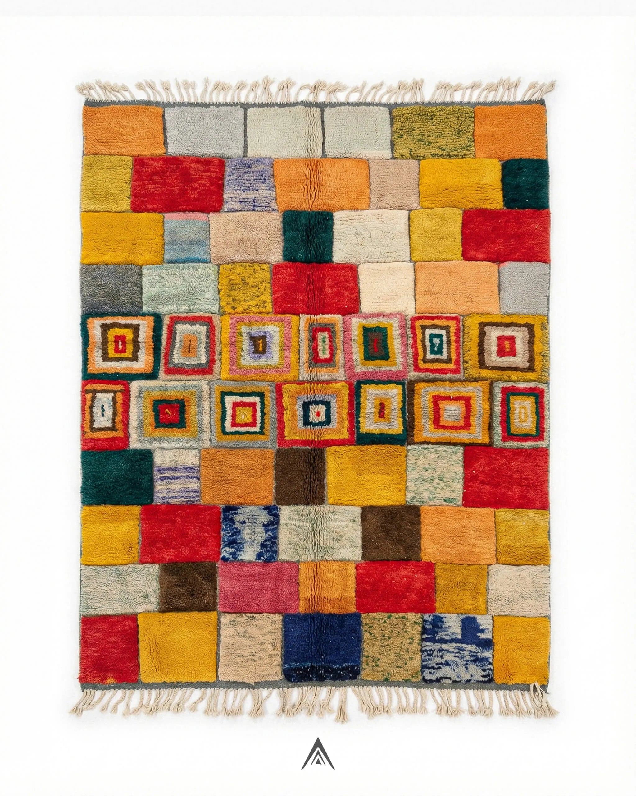 Moroccan Tribal Rug 6.8x9.5 ft - 209x290 cm-Berber Handicraft