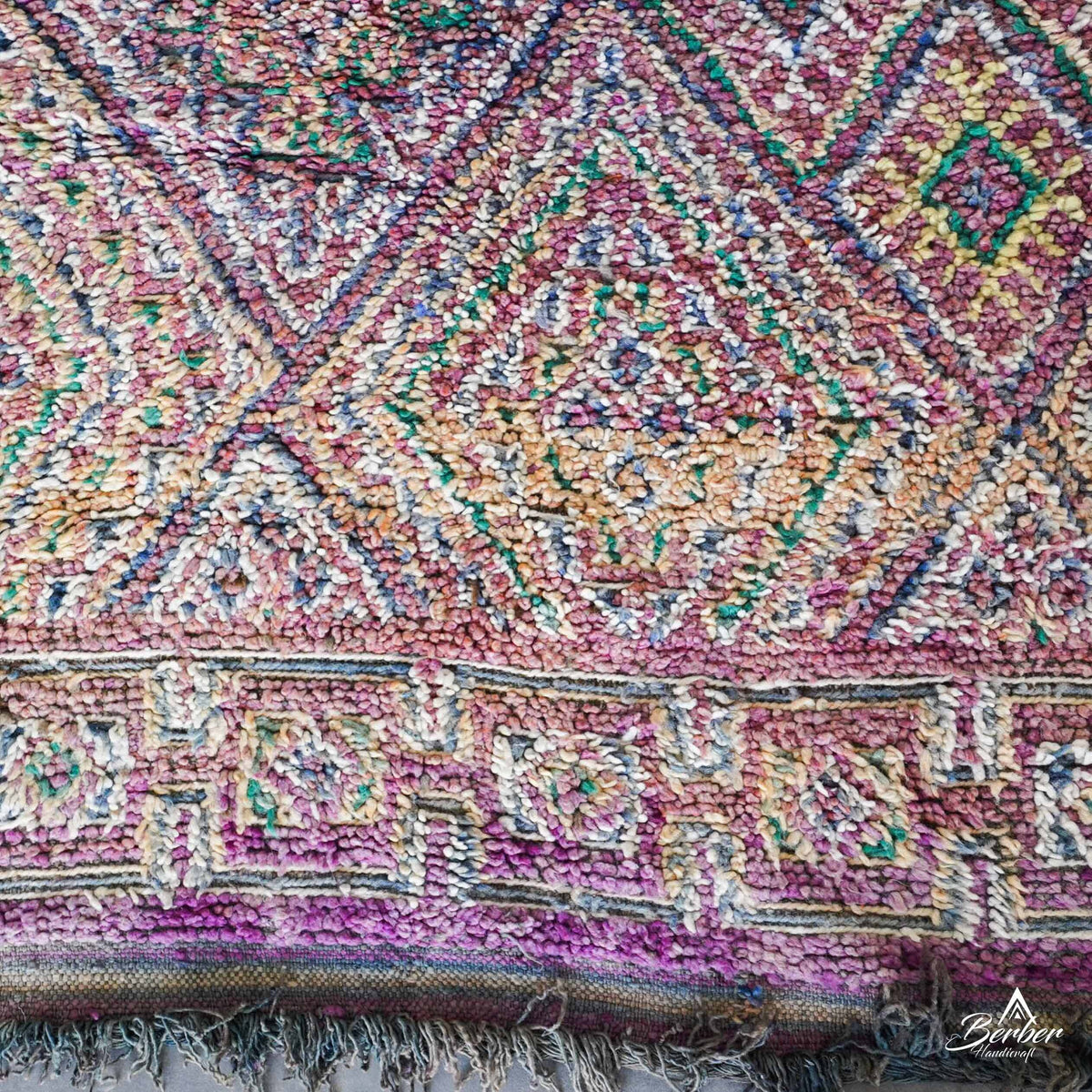 Vintage Rug From Morocco - Berber Handicraft