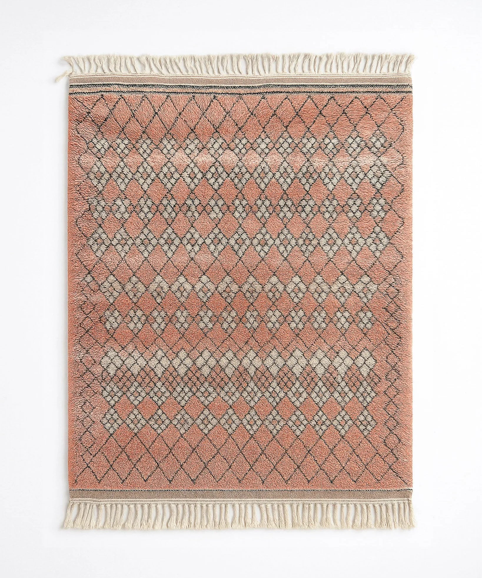 Moroccan Vintage Style Rug-Berber Handicraft