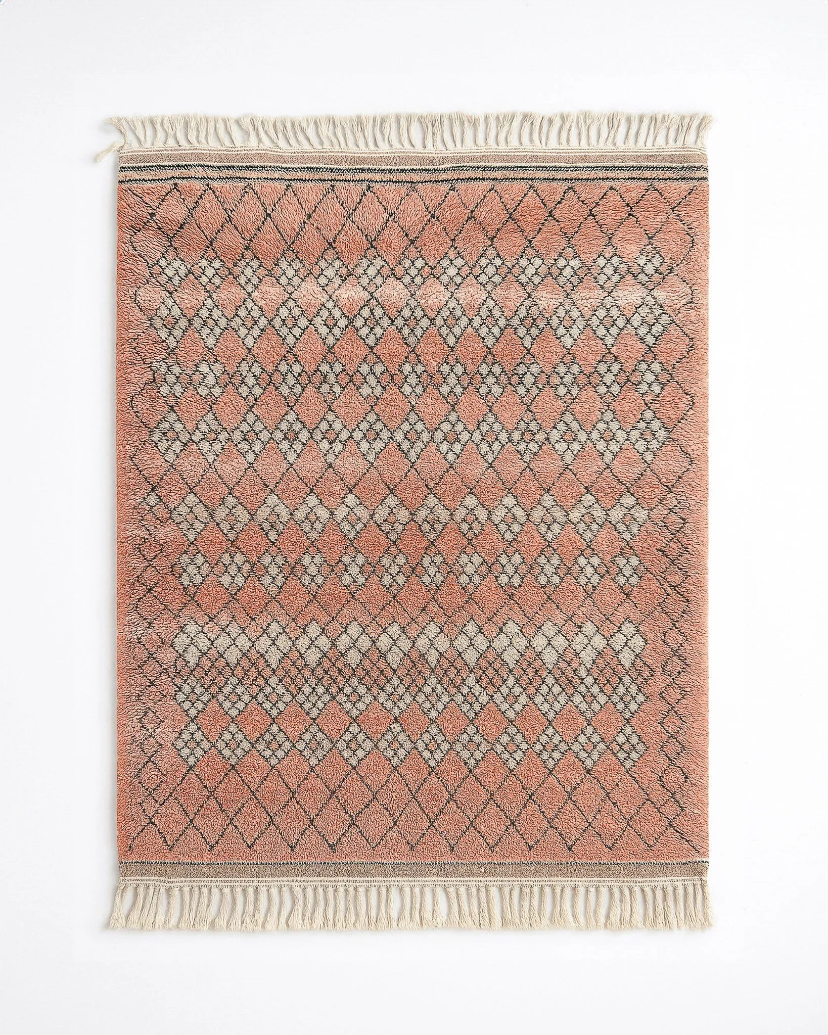 Moroccan Vintage Style Rug-Berber Handicraft