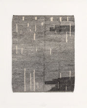 Moroccan Wool Area Rug 3 X 5 Ft | 90 X 150 Cm / With Tassels / Short (0.4” / 1 cm)