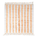 Peach Striped Morrocan Rug - Berber Handicraft