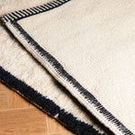 Off White Moroccan Runner Rug - Berber Handicraft