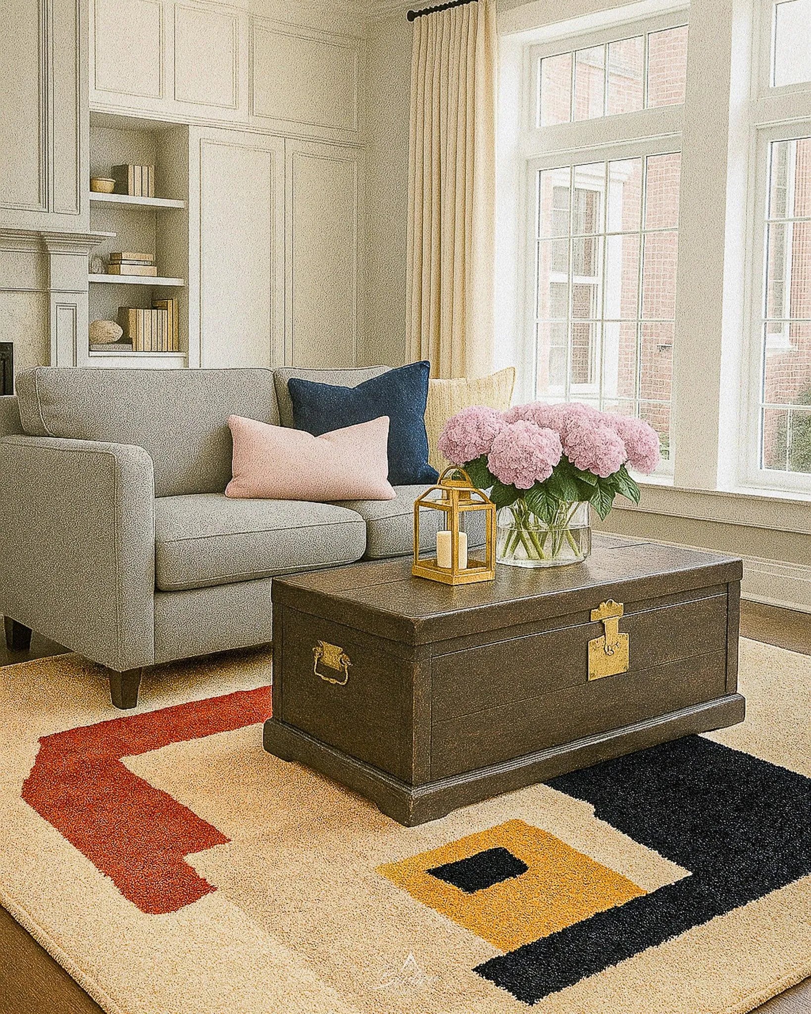 Morocco Rug 3 X 5 Ft | 90 X 150 Cm / With Tassels / Short (0.4” / 1 cm)