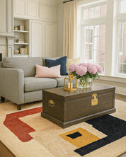 Morocco Rug 3 X 5 Ft | 90 X 150 Cm / With Tassels / Short (0.4” / 1 cm)