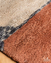 Morocco Rug Runner 2 X 6 Ft | 60 X 180 Cm / With Tassels / Short (0.4” / 1 cm)