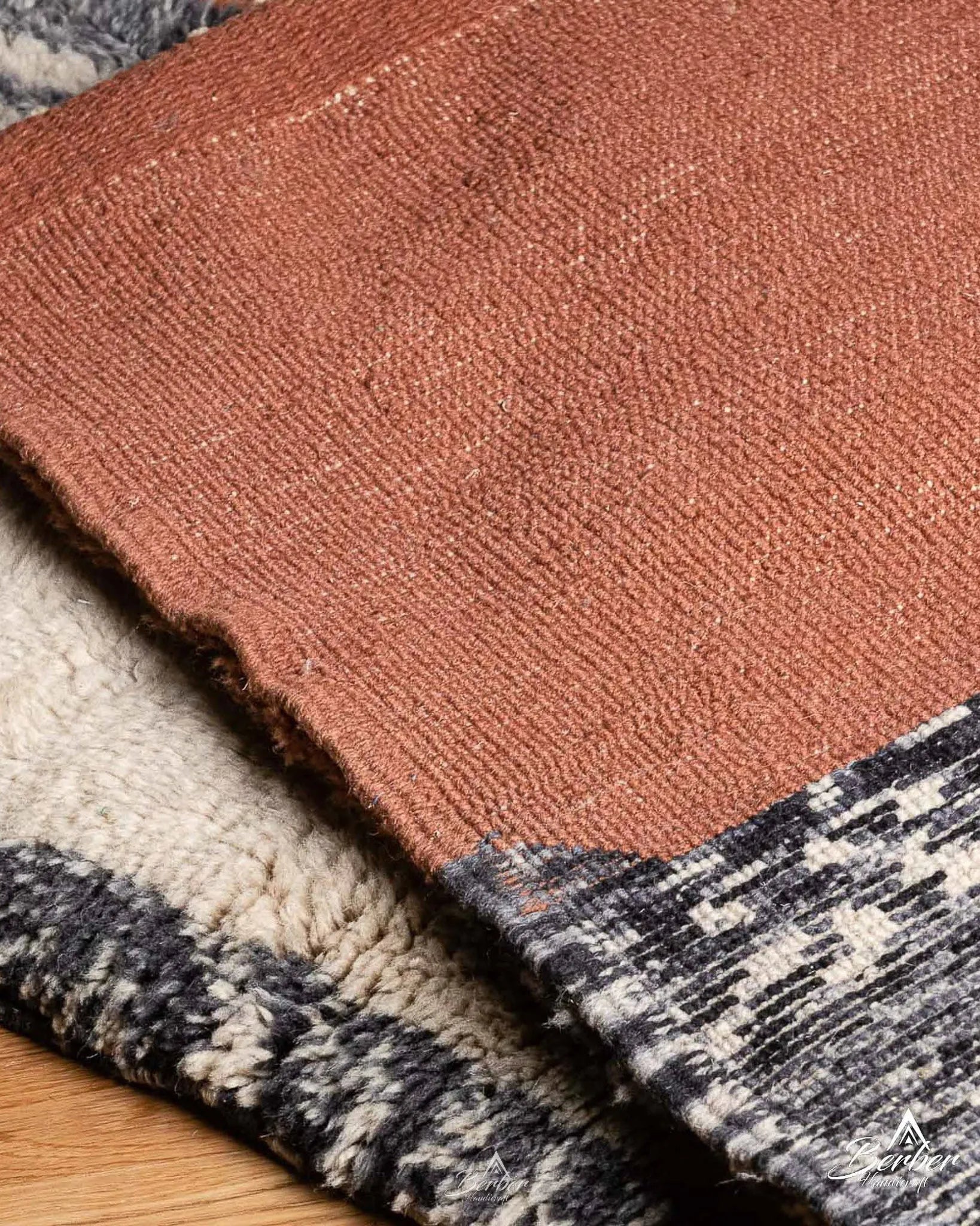Morocco Rug Runner 2 X 6 Ft | 60 X 180 Cm / With Tassels / Short (0.4” / 1 cm)