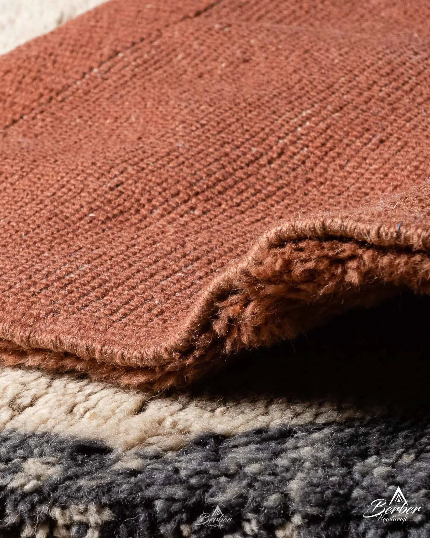 Morocco Rug Runner 2 X 6 Ft | 60 X 180 Cm / With Tassels / Short (0.4” / 1 cm)