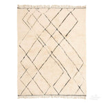 Neutral Berber Wool Rug - Berber Handicraft