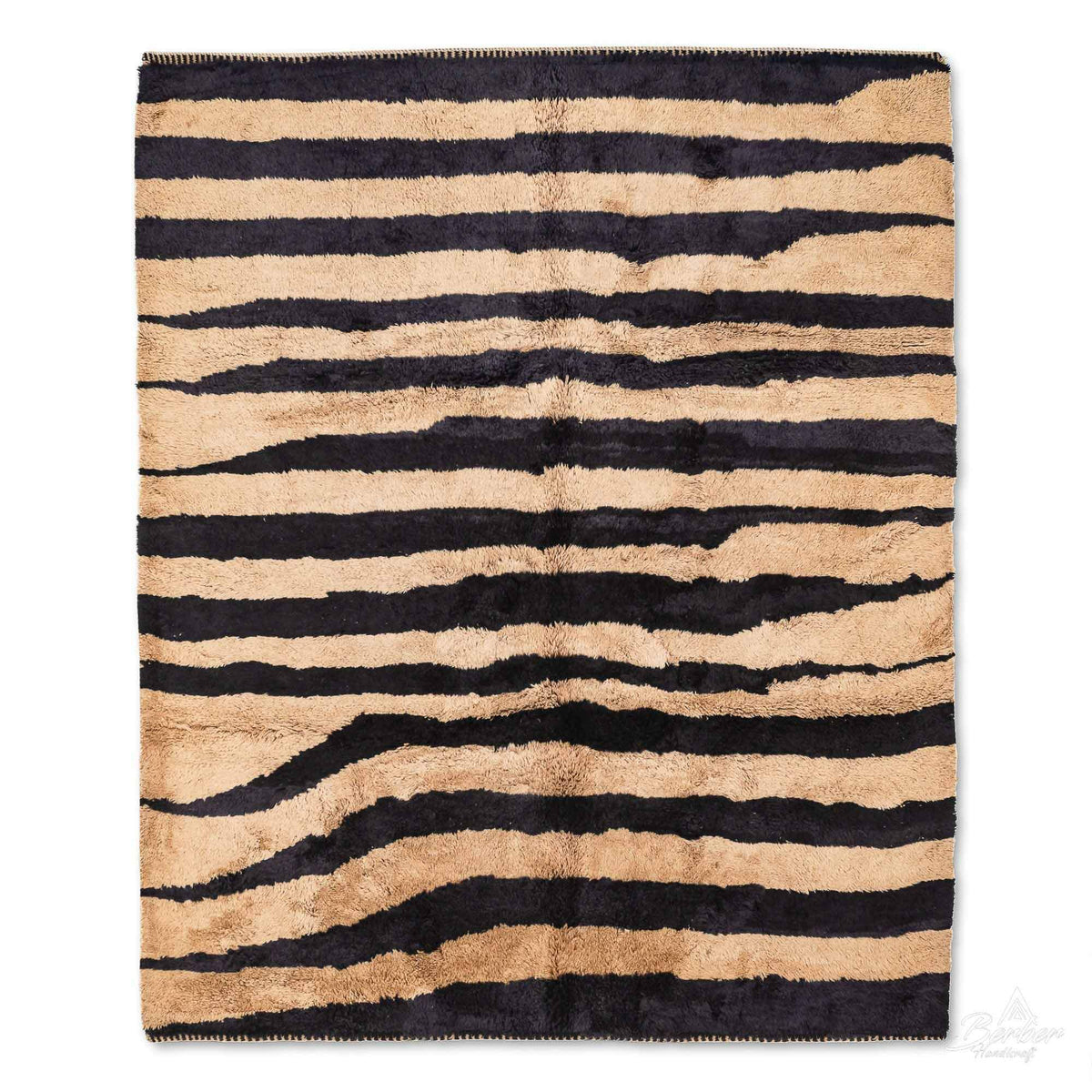 Striped Moroccan Carpet - Berber Handicraft