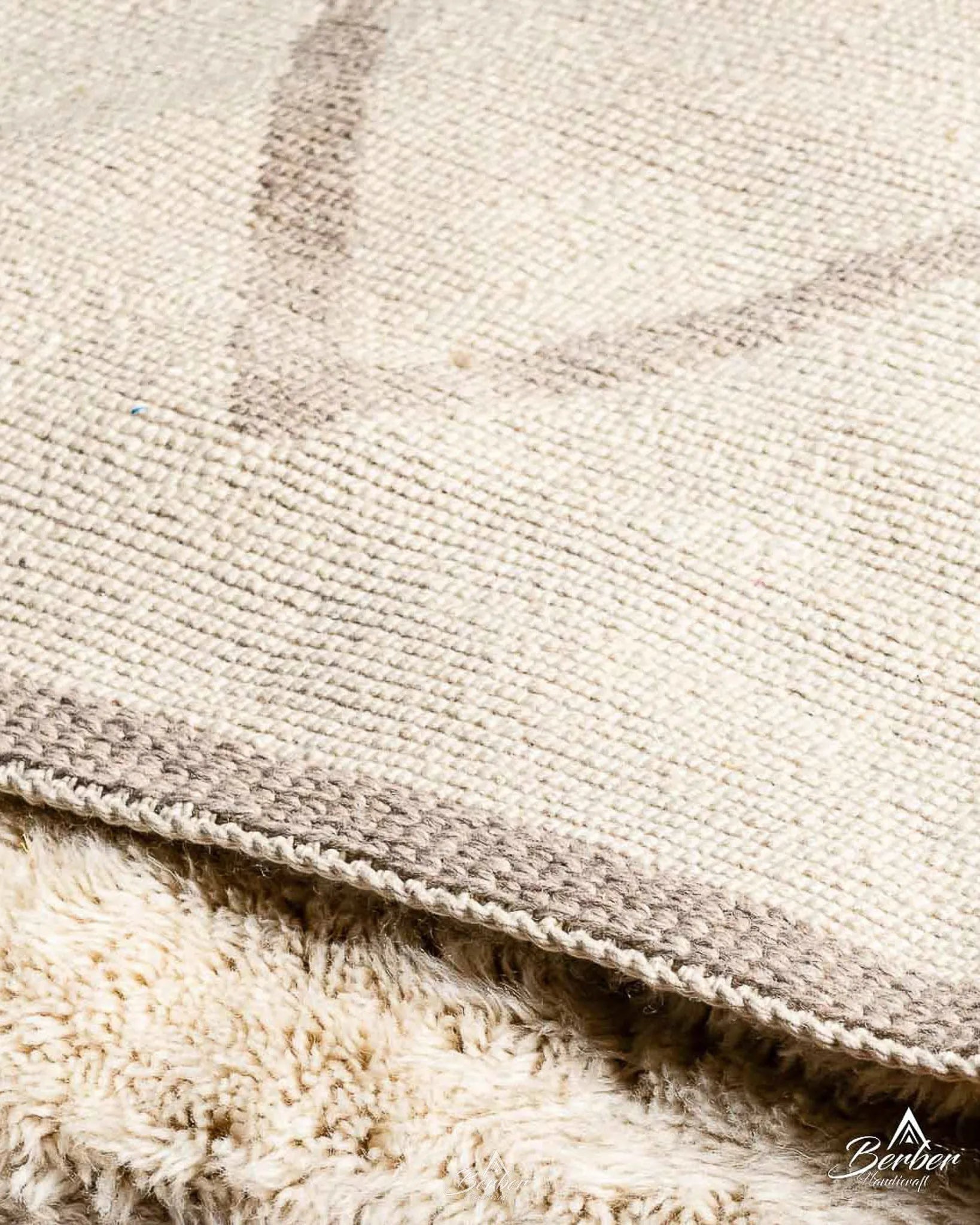 Morrocan Style Rug 3 X 5 Ft | 90 X 150 Cm / With Tassels / Short (0.4” / 1 cm)
