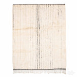 Minimalist Beni Ourain Rug - Berber Handicraft