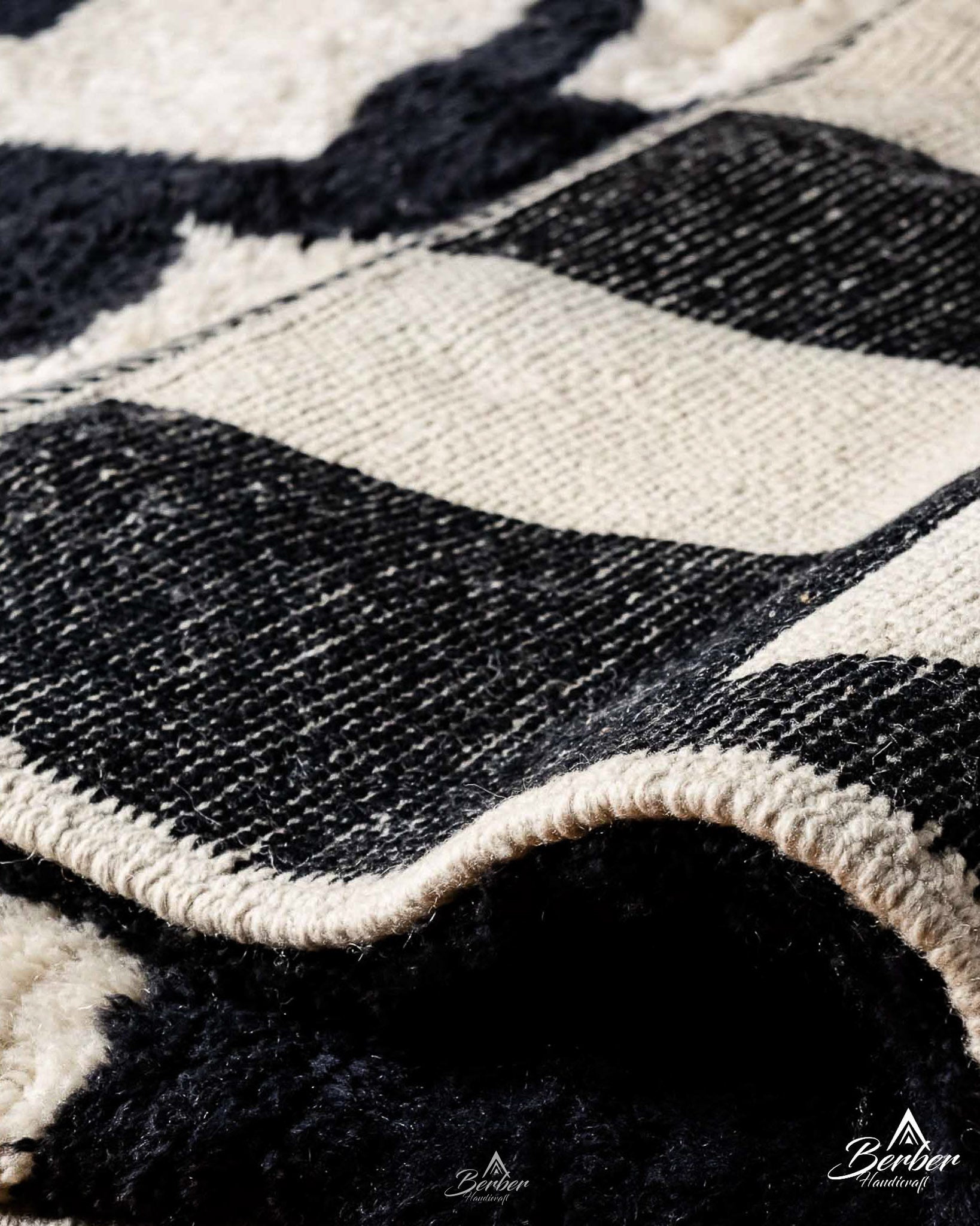 Patterned Mrirt Rug 3 X 5 Ft | 90 X 150 Cm / With Tassels / Short (0.4” / 1 cm)