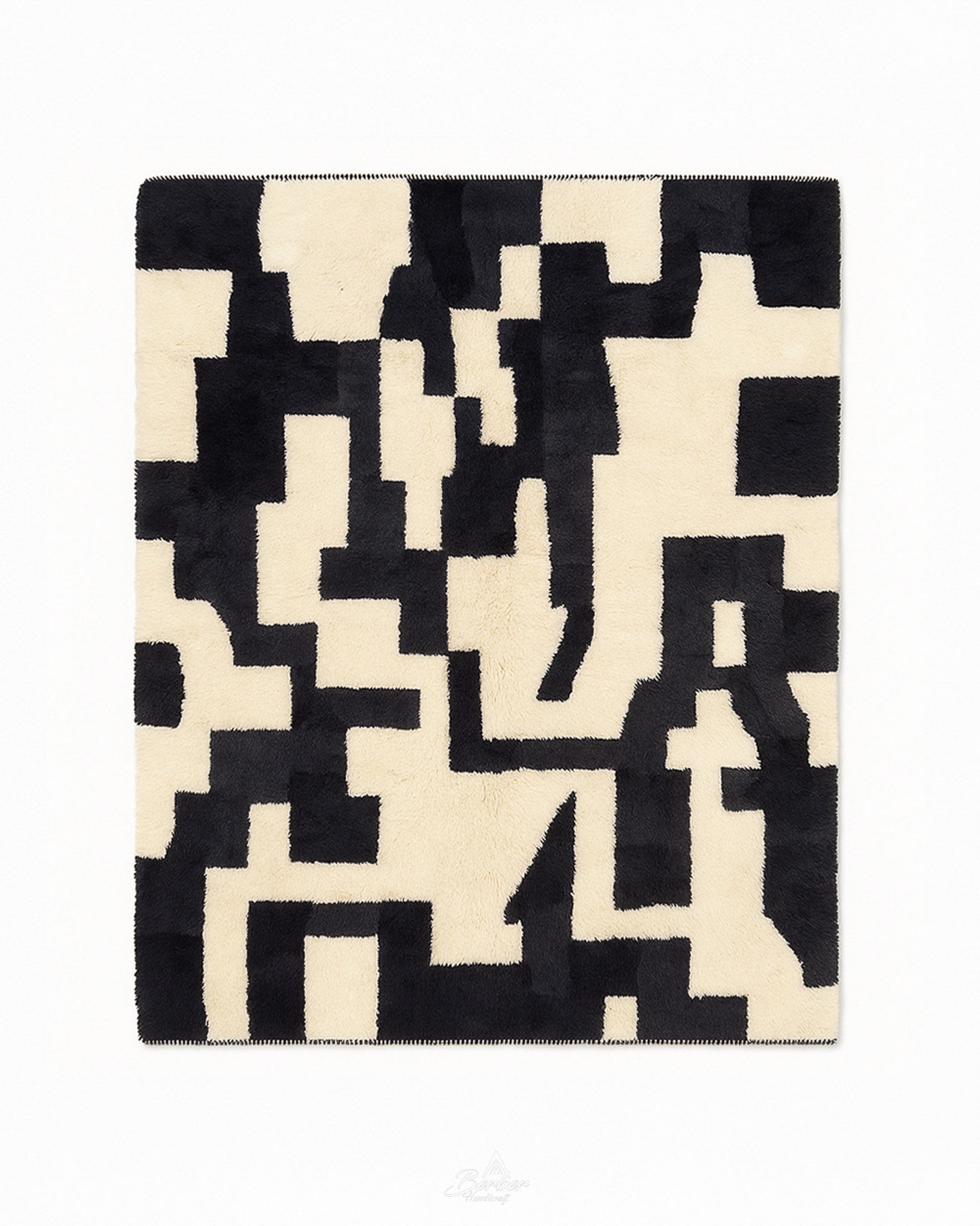 Patterned Mrirt Rug 3 X 5 Ft | 90 X 150 Cm / With Tassels / Short (0.4” / 1 cm)