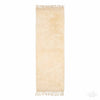 Off White Beni Ourain Runner Rug - Berber Handicraft