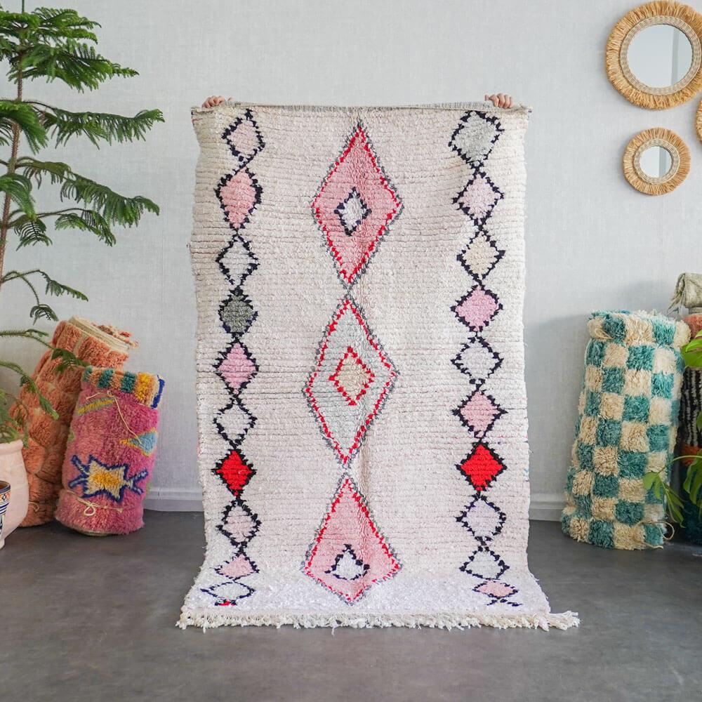 Pink nursery rug-Berber Handicraft