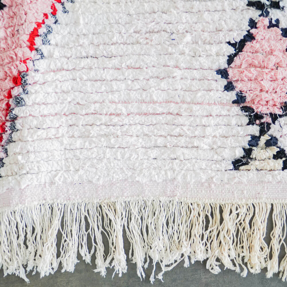 Pink nursery rug-Berber Handicraft