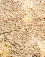 Neutral Beni Ourain Rug 3 X 5 Ft | 90 X 150 Cm / With Tassels / Short (0.4” / 1 cm)