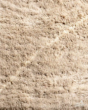 Neutral Berber Carpet 3 X 5 Ft | 90 X 150 Cm / With Tassels / Short (0.4” / 1 cm)