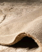Neutral Berber Carpet 3 X 5 Ft | 90 X 150 Cm / With Tassels / Short (0.4” / 1 cm)