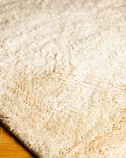 Off White Beni Ourain Carpet-Berber Handicraft