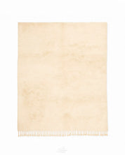Off White Beni Ourain Carpet 3 X 5 Ft | 90 X 150 Cm / With Tassels / Short (0.4” / 1 cm)