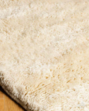 Off White Beni Ourain Runner Rug 2 X 6 Ft | 60 X 180 Cm / With Tassels / Short (0.4” / 1 cm)