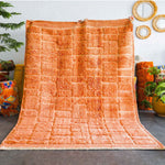 Orange Berber Rug - Berber Handicraft