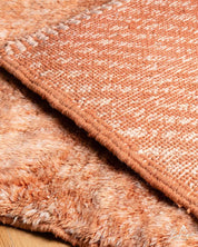 Orange Boujaad Rug-Berber Handicraft