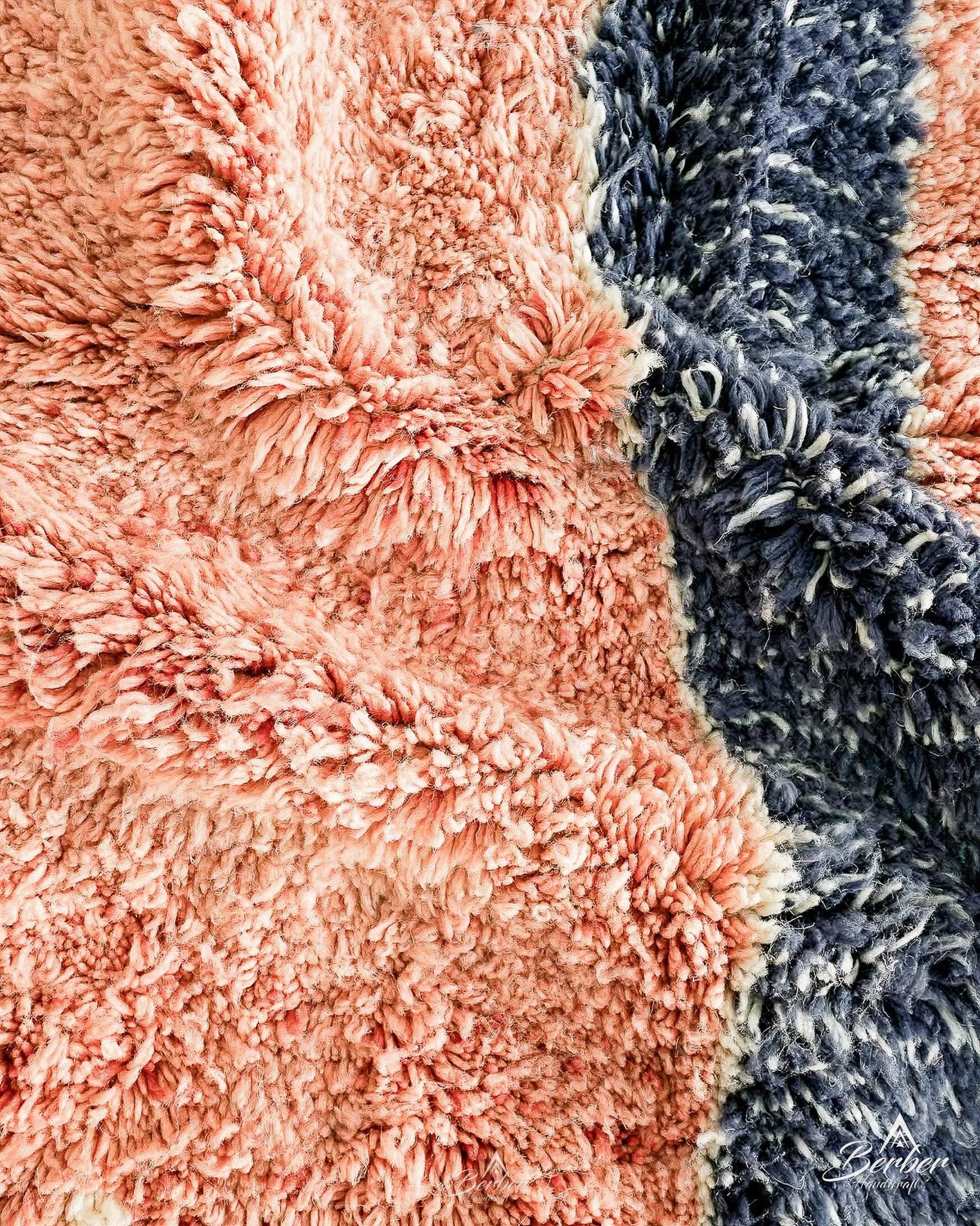Orange Handwoven Rug 3 X 5 Ft | 90 X 150 Cm / With Tassels / Short (0.4” / 1 cm)