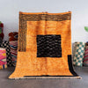 Orange Wool Rug - Berber Handicraft