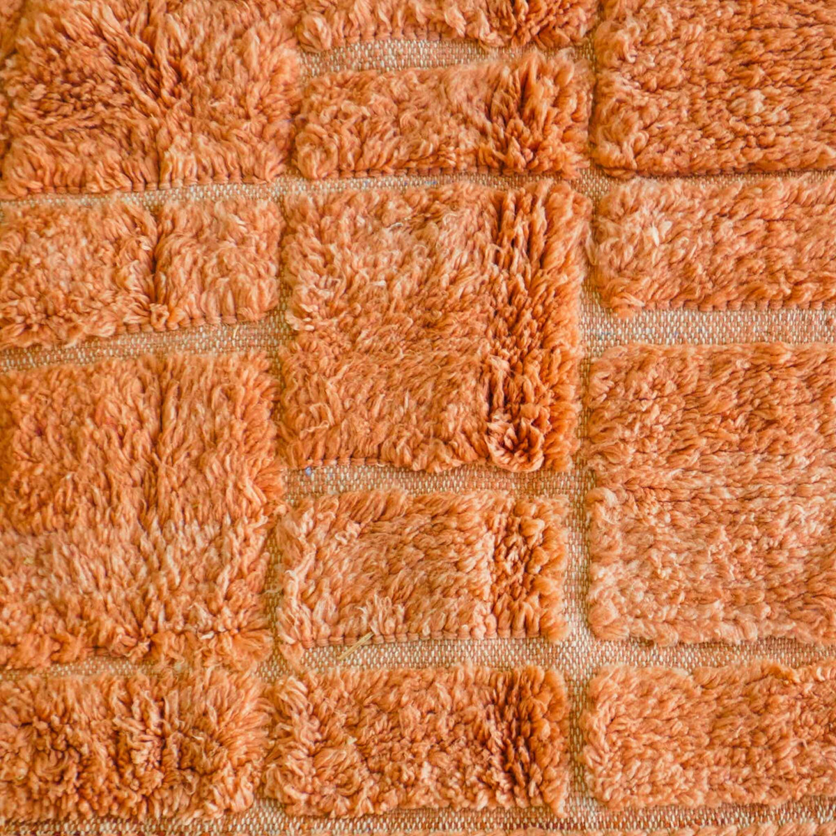 Orange Berber Rug - Berber Handicraft