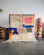 Pastel Brown Rug 3 X 5 Ft | 90 X 150 Cm / With Tassels / Short (0.4” / 1 cm)