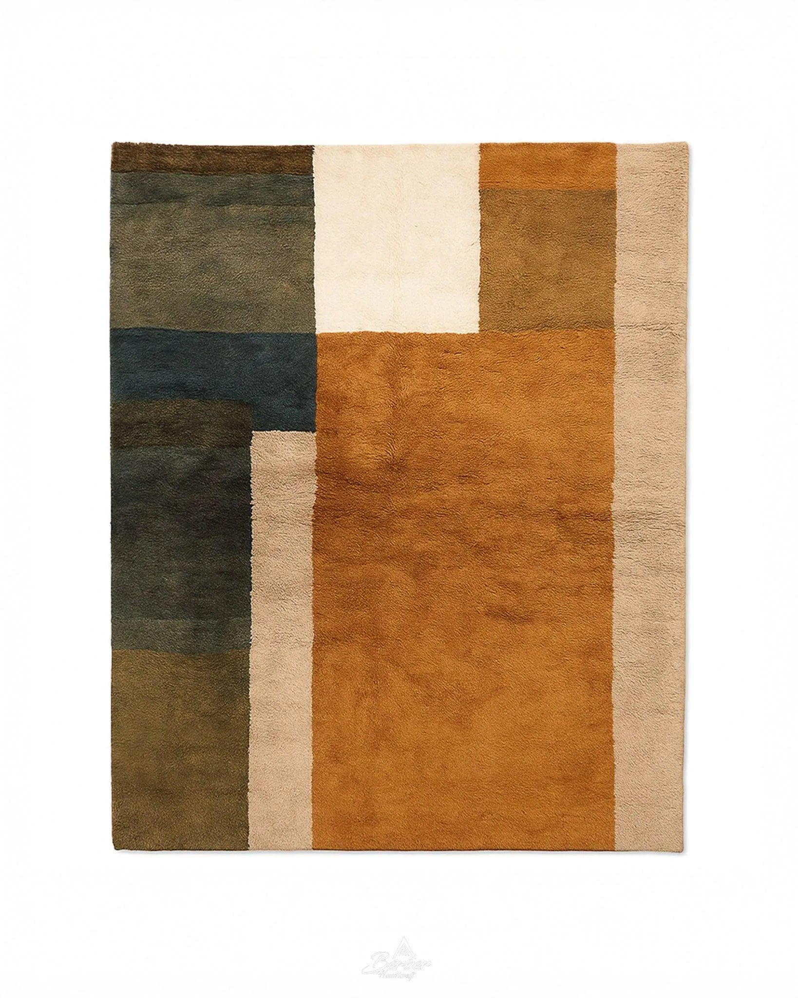 Patchwork Moroccan Rug 3 X 5 Ft | 90 X 150 Cm / With Tassels / Short (0.4” / 1 cm)