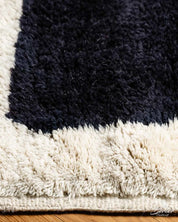Patterned Wool Rug-Berber Handicraft