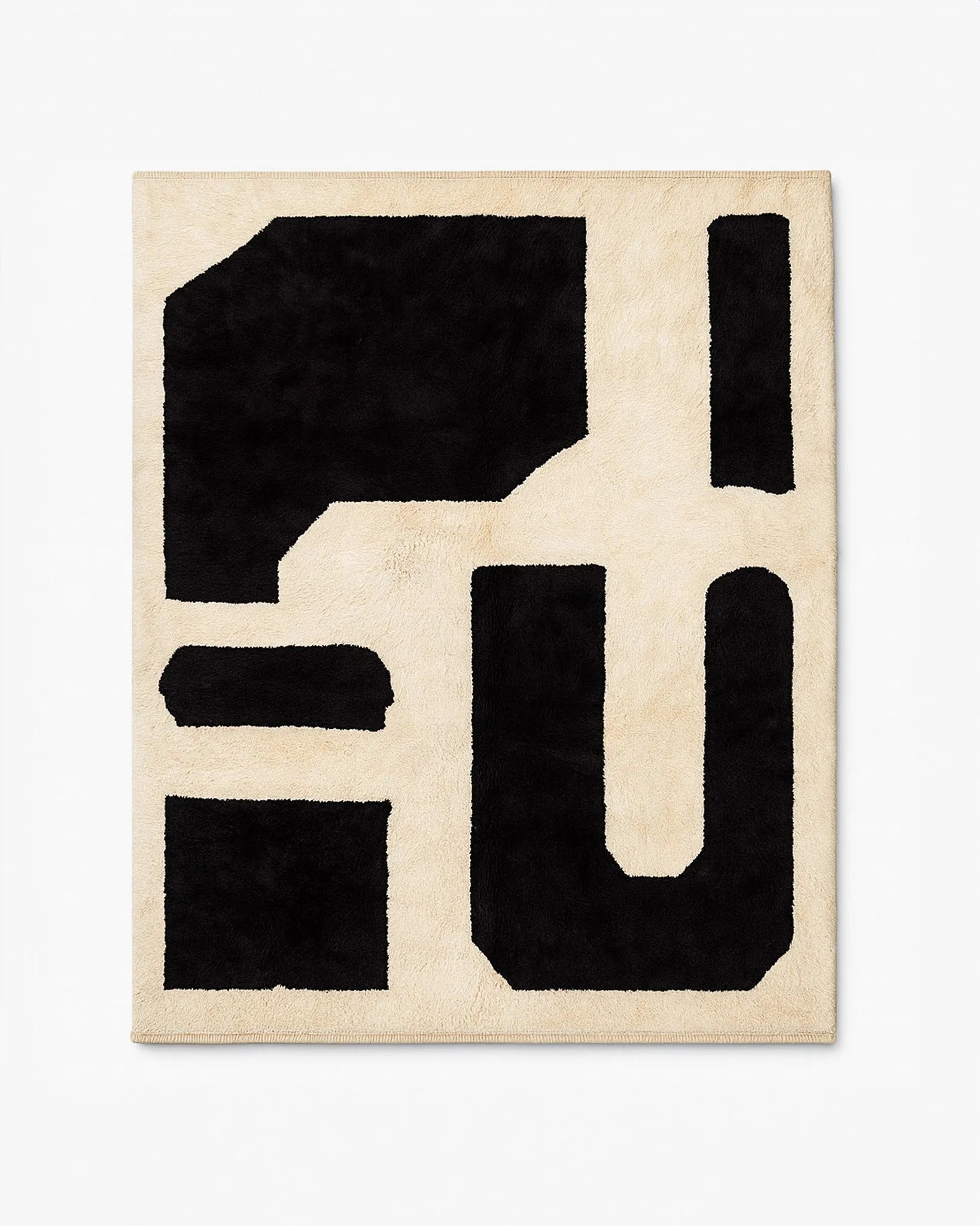Patterned Wool Rug-Berber Handicraft