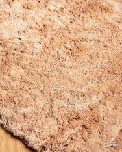 Peach Morrocan Rug 3 X 5 Ft | 90 X 150 Cm / With Tassels / Short (0.4” / 1 cm)