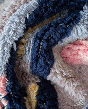 Pink Abstract Carpet-Berber Handicraft