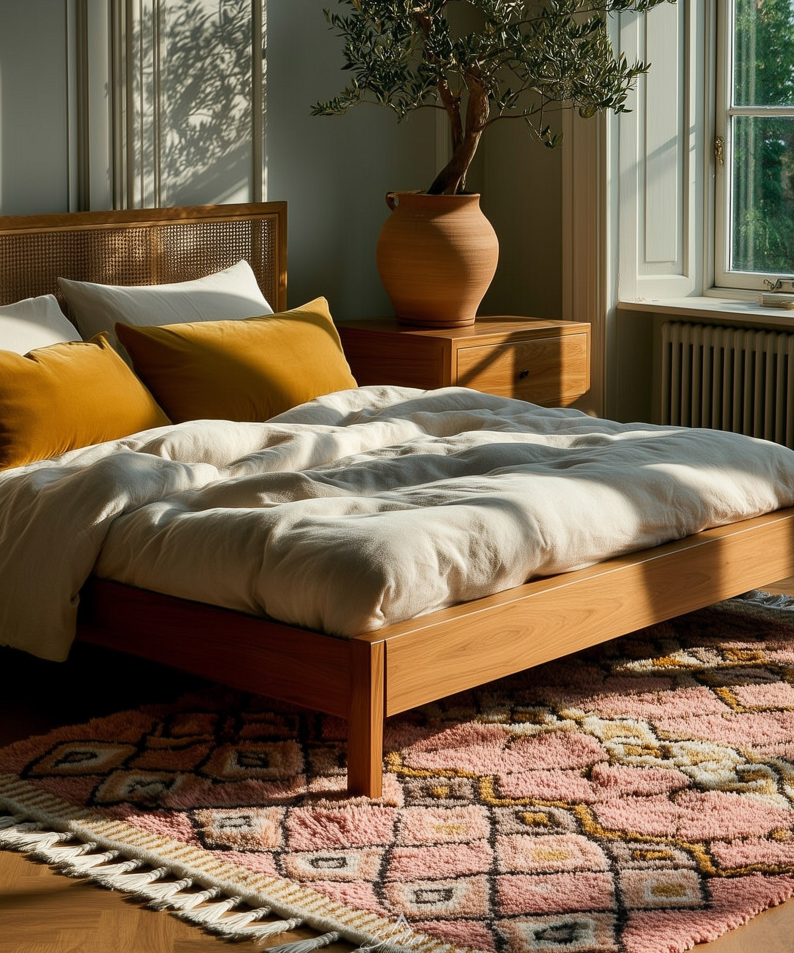 Abstract Boujaad Rug 3 X 5 Ft | 90 X 150 Cm
