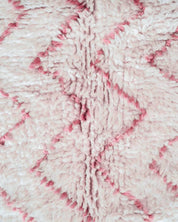 Pink Boho-Chic Rug 3 X 5 Ft | 90 X 150 Cm / With Tassels / Short (0.4” / 1 cm)