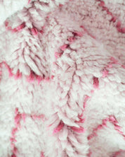 Pink Boho-Chic Rug 3 X 5 Ft | 90 X 150 Cm / With Tassels / Short (0.4” / 1 cm)