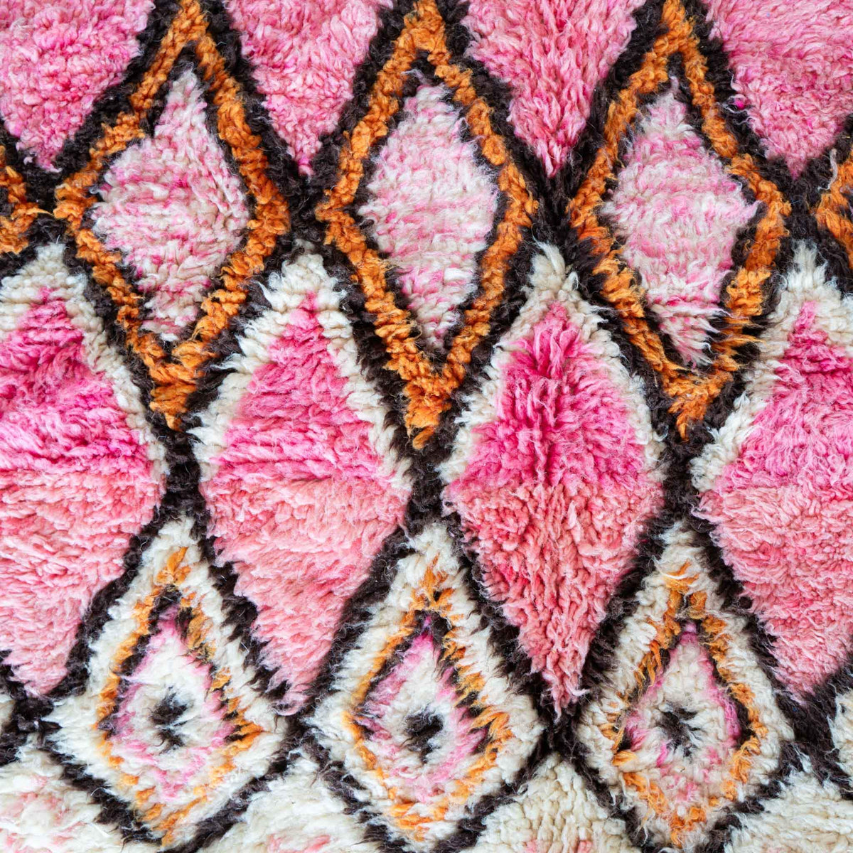 Pink Boujaad Rug - Berber Handicraft