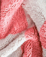 Pink Checkered Rug 3 X 5 Ft | 90 X 150 Cm / With Tassels / Short (0.4” / 1 cm)